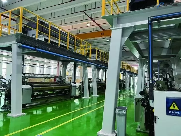 نقل مصنع النسيج يعتمد نظام أنابيب الهواء المضغوط المصنوعة من الألومنيوم